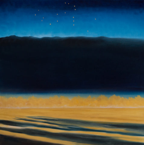 Dark Hill Oil Landscape Painting