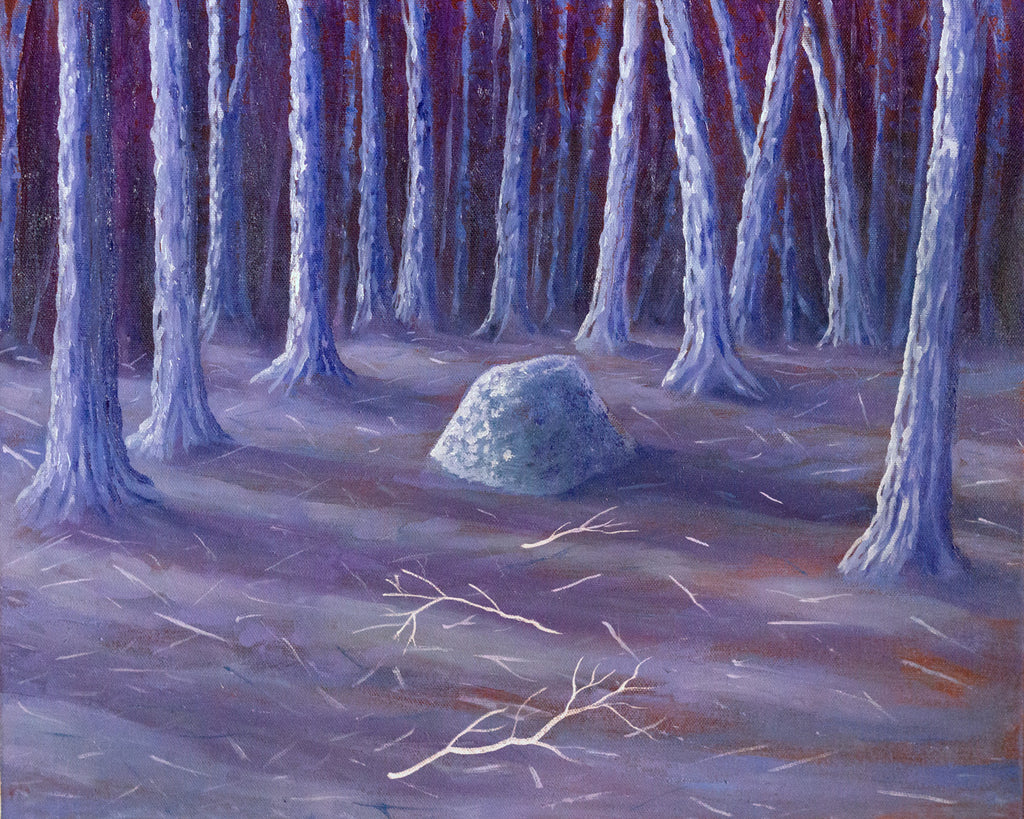 Signs in the Forest Painting or Print