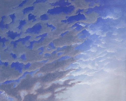 Grey Clouds at Dawn Print
