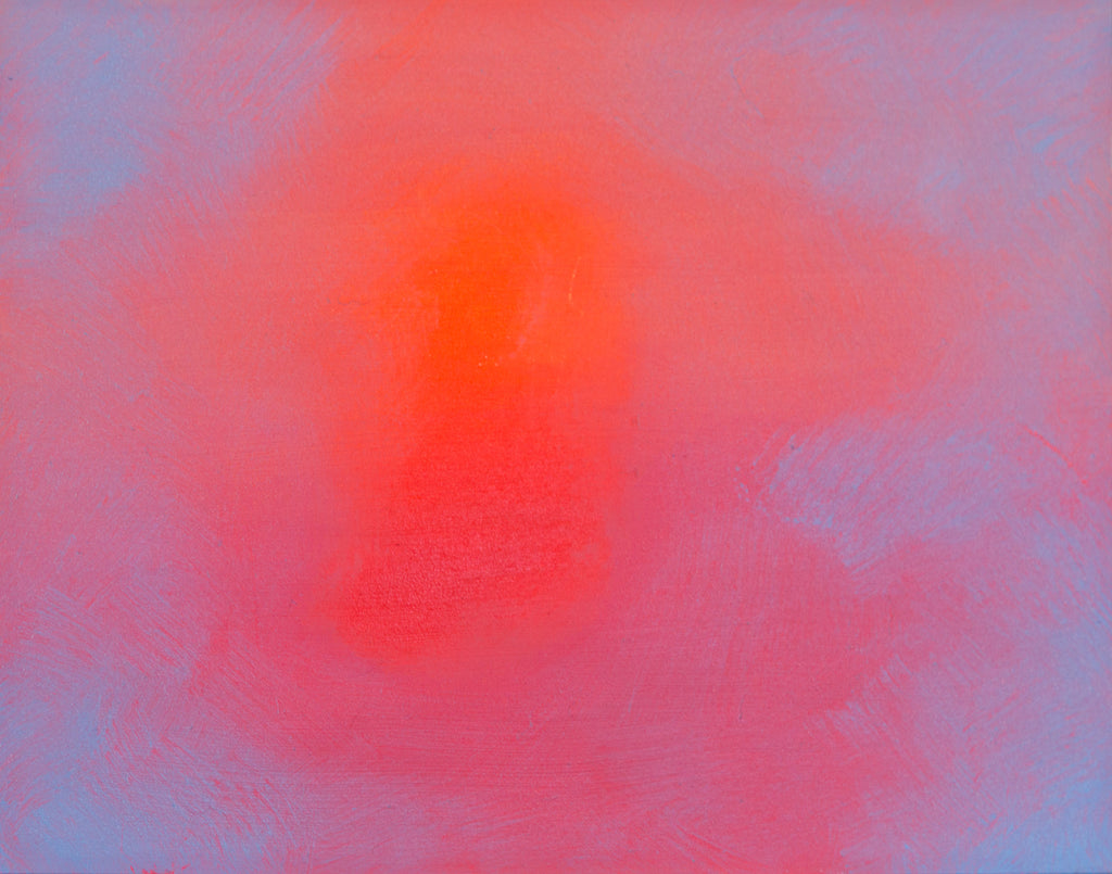 Red Sun Archival Print of Abstract Oil Painting by Harold Roth