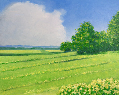 Summer Field Painting or Print
