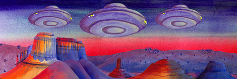 UFO Trinity Print